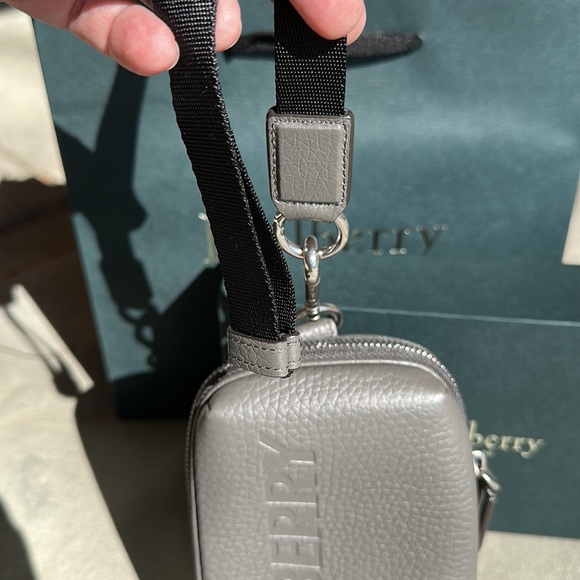 NEW MULBERRY LEATHER ZIPPERED POUCH BAG - Picture 3 of 11